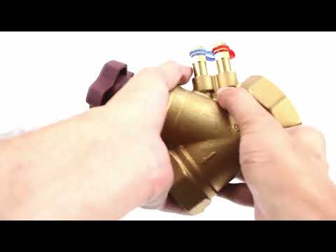 Static balancing valve Elephant VB0000P-T PN16 brass, Threaded connection, reinforced