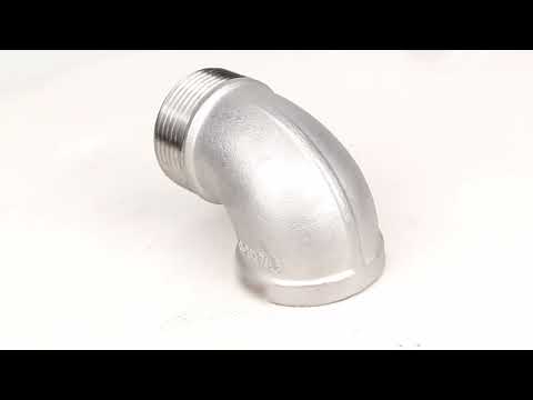 Bends (angles) steel Elephant PN16 90° angle, threaded, body - stainless steel 304, connection - male/female threads