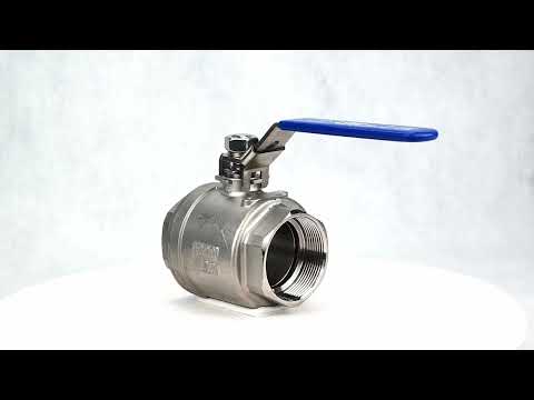 Stainless steel ball valve Elephant BV3232P(2pñ)-FP-T-H full port, Threaded connection, with handle