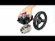 Stainless steel ball valve Elephant kshmp316-elephant-hgb, body material - stainless steel AISI 316, ball material - stainless steel AISI 316, seal - PTFE, gear operated