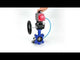 Water Butterfly Valve Elephant WBV1616E-2W-Fb-H, body material - cast iron QT450, disk material - cast iron QT450, seal - EPDM, with pneumatic actuator double action PA-DA, 4V320-10 220V, handwheel MON