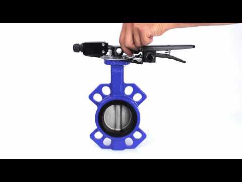 Water Butterfly Valve Elephant WCB-316L-NBR body material - Carbon steel WCB, disk material - Stainless steel aisi 316l, seal - NBR with handle, two limit switches LS-103 250V and a bracket for mounting limit switches