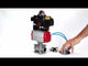 Ball valves Elephant BV3232P(3pc)-FP-W-ISO-H 16 bar/25, full bore for welding, stainless steel SS316, seal - PTFE, with double-acting PA-DA pneumatic actuator, with pneumatic distributor 4V320-08 220V, with LSU APL-410N EX