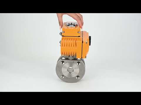 Stainless steel ball valve Elephant kchmfp-elephant-110/220v, body material - stainless steel AISI 316, ball material - stainless steel AISI 316, seal - PTFE, electric actuator operated