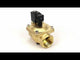 Two way normally closed indirect acting electric solenoid valve Elephant VS2W-400N-PU-NC G NBR 110/220V, body material - brass, seal - NBR