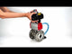 Ball valves Elephant BV3232P(2pc)-FP-F-ISO-H, full bore flanged, stainless steel SS316, seal - PTFE, with double-acting PA-DA pneumatic actuator, with pneumatic distributor 4V320-08 220V, with LSU APL-410N EX