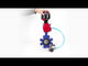 Water Butterfly Valve Elephant WBV1631N-2W-Fb-H, body material - cast iron QT450, disk material - Stainless steel AISI 304, seal - NBR, pneumatic actuator PA-DA double action, 4V320-10 220V, LSU APL-510N EX