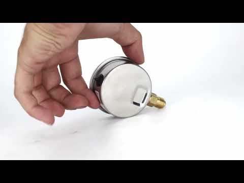 Manometers vibration-resistant Elephant MB-311-R1, radial, stainless steel 304, accuracy class 1