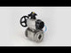 Ball valves Elephant BV3232P(4pc)-FP-3WL-F-ISO-H DN100 16 bar full bore, flanged, body - stainless steel SS316, ISO flange F10/F12, square 19x19, with double pneumatic actuator PA-DA-105-1 action, pneumatic distributor 4V320-10 220V and LSU APL-410N E