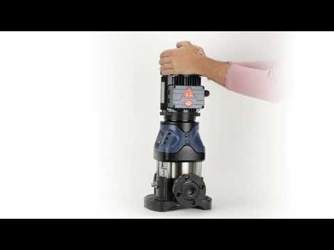 Multi-stage inline pumps Elephant CDM/0FC surface, vertical, cast iron housing, power - 0.37-4 kW, head - 23-68 m, capacity - 50-250 l/min, 380 V