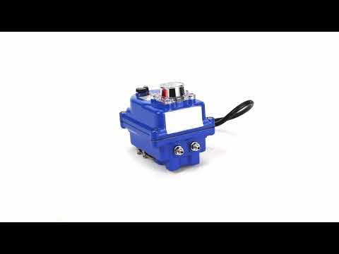 Quarter-turn electric actuator Elephant QT BLUE 003 12V