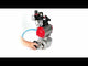 Ball valves Elephant BV3232P(4pc)-SP-3WL-T-ISO-H,  body material - Stainless steel AISI 316, seal - PTFE / PTFE / Teflon, with pneumatic actuator with return springs PA-SA, 4V320-08 220V, LSU APL-210N, ATU AFC2000