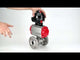 Ball valves Elephant BV3131P(3pc)-FP-F-ISO-H flanged, full bore, three-piece, body - stainless steel SS304, seal - PTFE, with pneumatic actuator Elephant PA-DA 052-130 and LSU APL -510N-EX