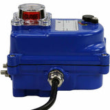 Actuador eléctrico de cuarto de vuelta Elefante 003 azul 110V/220V/24V/12V