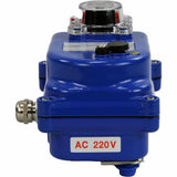 Actuador eléctrico de cuarto de vuelta Elefante 003 azul 110V/220V/24V/12V