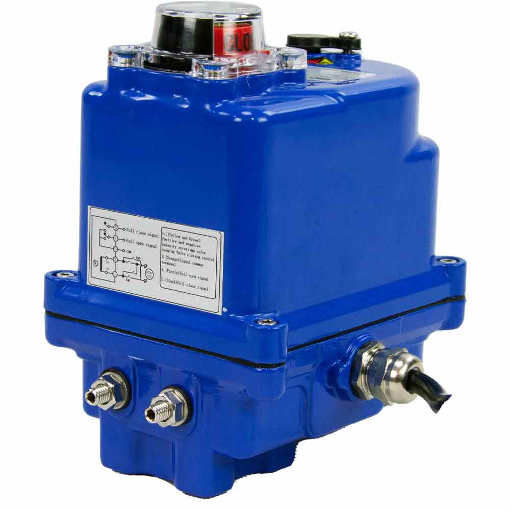 Quarter-turn electric actuator Elephant QT BLUE 003 24V