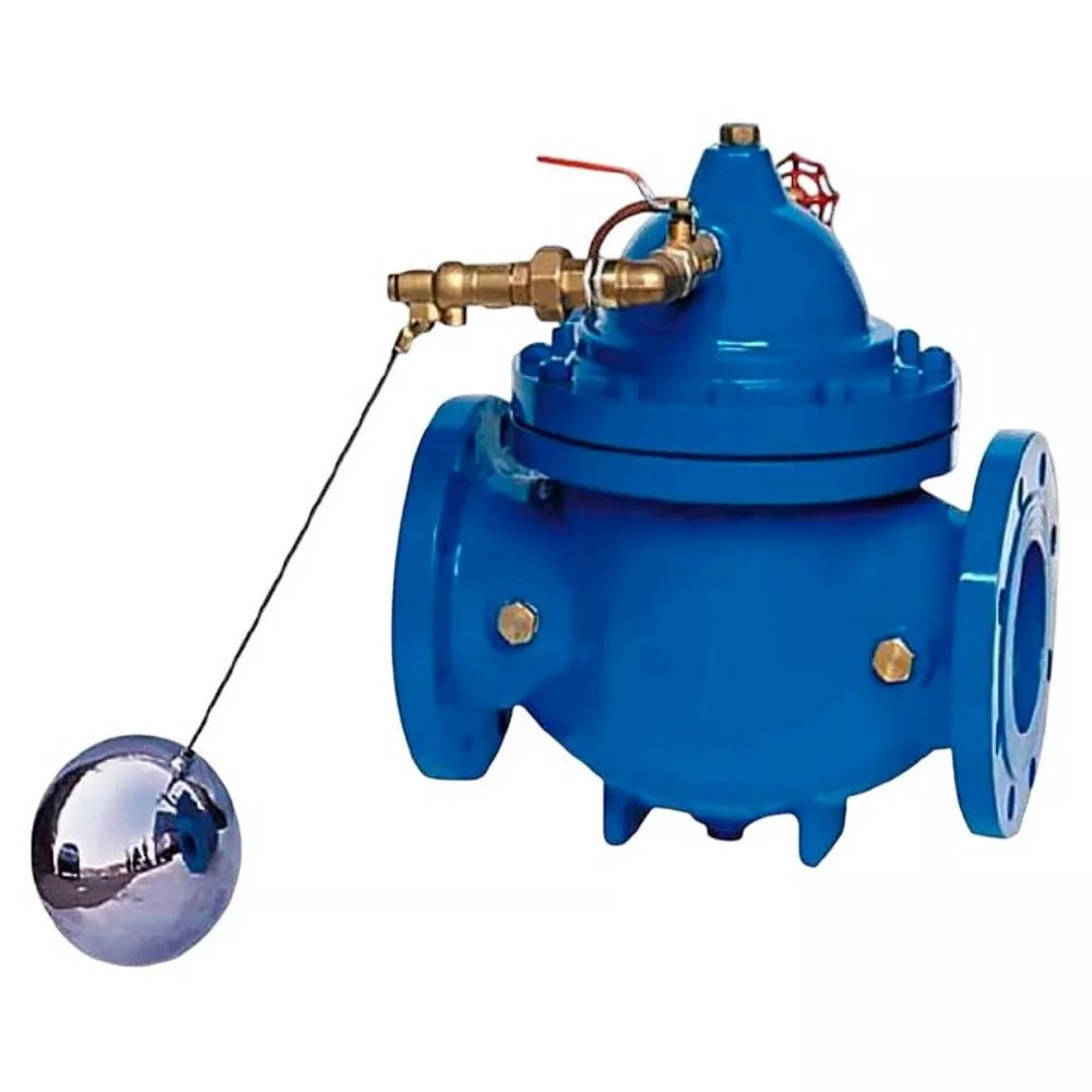 Pilot type float regulator PVF8-1331RR-F, body material - cast iron GGG40, disk material - stainless steel AISI 304, seal - natural rubber, flanged