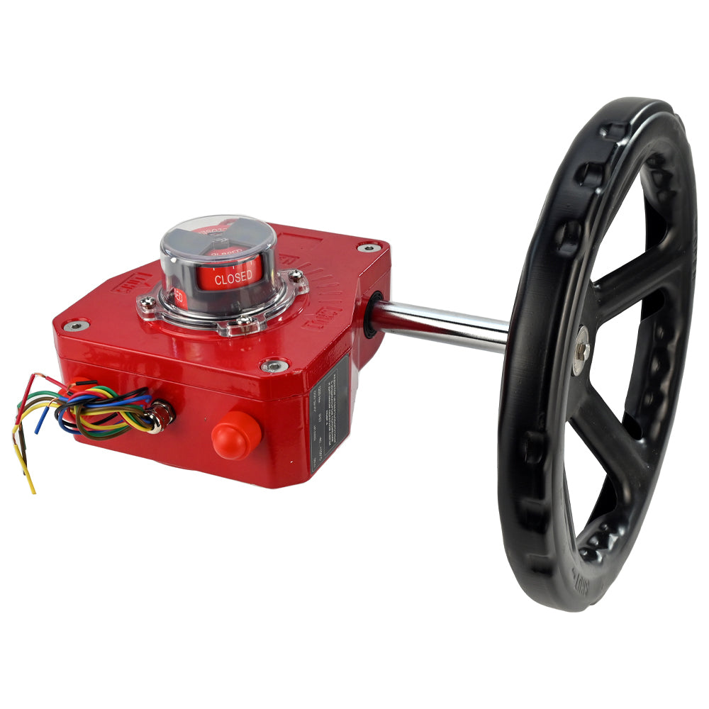 Quarter-turn gearbox Elephant HGBF, body material - aluminium alloy