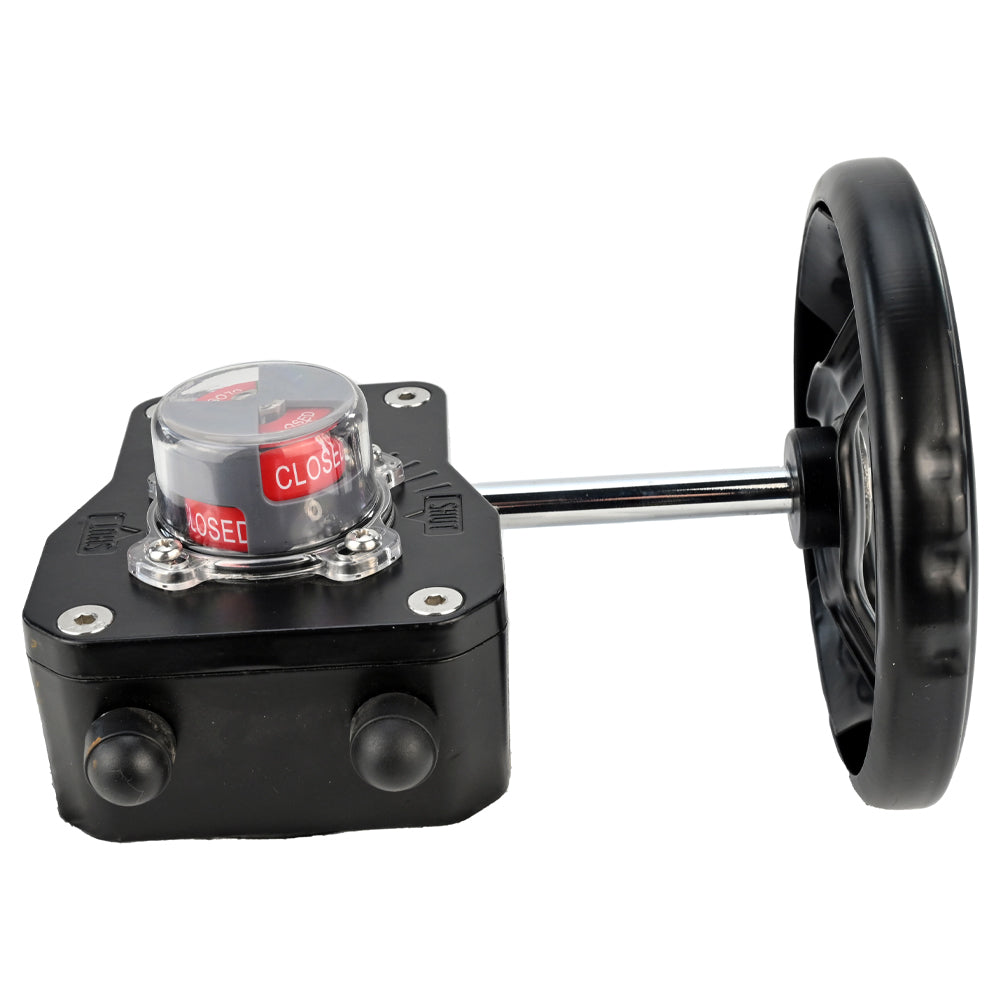 Quarter-turn gearbox Elephant HGB, body material - aluminium alloy