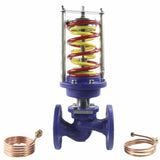 High temperature pressure reducing regulator Elephant PRA-S 16 bar class 125 RF cast iron flange connection