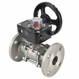 Stainless steel ball valve Elephant ksfpt-304-180-hgb, body material - stainless steel AISI 304, ball material - stainless steel AISI 304, seal - PTFE, handle operated