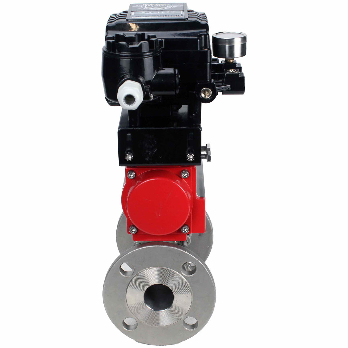 Stainless steel ball valve Elephant ksfpt-316-180-da-yt1000rsi, body material - stainless steel AISI 316, ball material - stainless steel AISI 316, seal - PTFE, pneumatic actuator operated