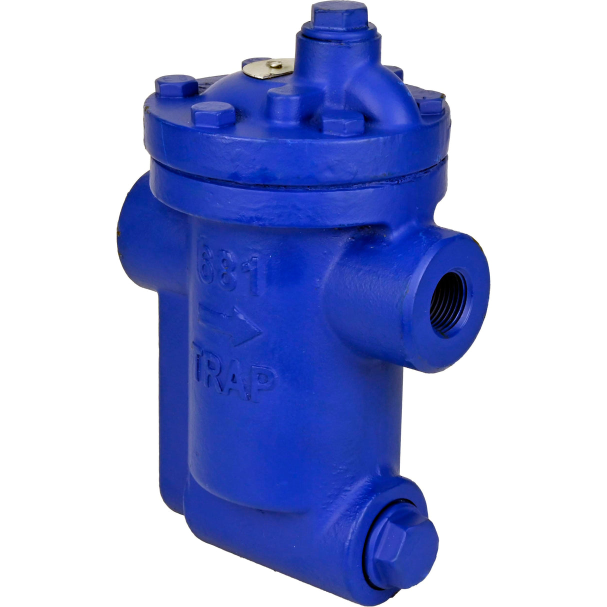 Steam traps with inverted cup Elephant STIG1324-T DN15-25 16 bar threaded, body - GGG40 cast iron, valve material - low-carbon high-alloy steel 2Cr13, maximum pressure drop dP=4-14 bar
