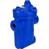 Steam traps with inverted cup Elephant STIG1324-T DN15-25 16 bar threaded, body - GGG40 cast iron, valve material - low-carbon high-alloy steel 2Cr13, maximum pressure drop dP=4-14 bar