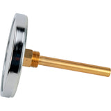 Bimetallic radial thermometers Elephant TB-301-R1.5 PN10-25, stainless steel, length of immersion part 46-150mm, accuracy class - 1.5