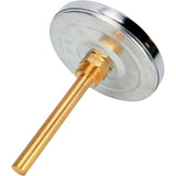 Bimetallic radial thermometers Elephant TB-301-R1.5 PN10-25, stainless steel, length of immersion part 46-150mm, accuracy class - 1.5