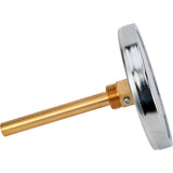 Bimetallic radial thermometers Elephant TB-301-R1.5 PN10-25, stainless steel, length of immersion part 46-150mm, accuracy class - 1.5