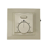 Floor heating thermoregulator Elephant T03SM, body material - plastic, colour - beige, manual control