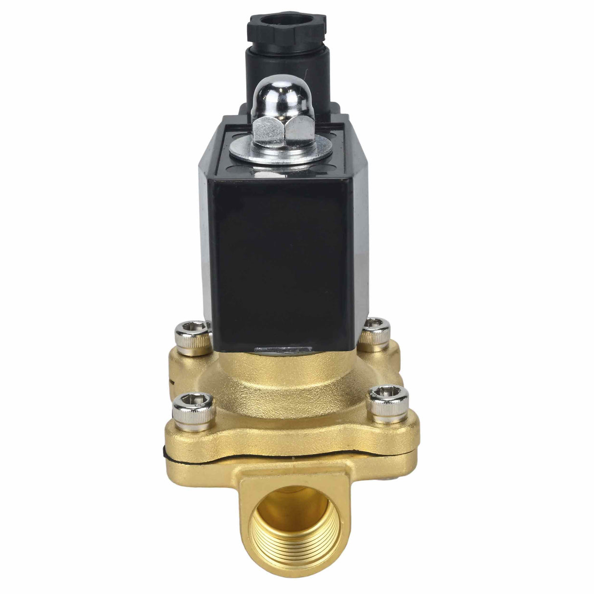 Two way normally open direct acting electric solenoid valve Elephant VS2W-300V-NO VITON 220V, body material - brass, seal - Viton