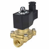 Two way normally open direct acting electric solenoid valve Elephant VS2W-300V-NO VITON 220V, body material - brass, seal - Viton