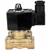 Two way normally open direct acting electric solenoid valve Elephant VS2W-300V-NO VITON 220V, body material - brass, seal - Viton