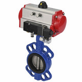 Water Butterfly Valve Elephant g50-g40-epdm-elephant-sa-4m310-110/220, body material - cast iron GGG50, disk material - cast iron GGG40, seal - EPDM, pneumatic actuator operated