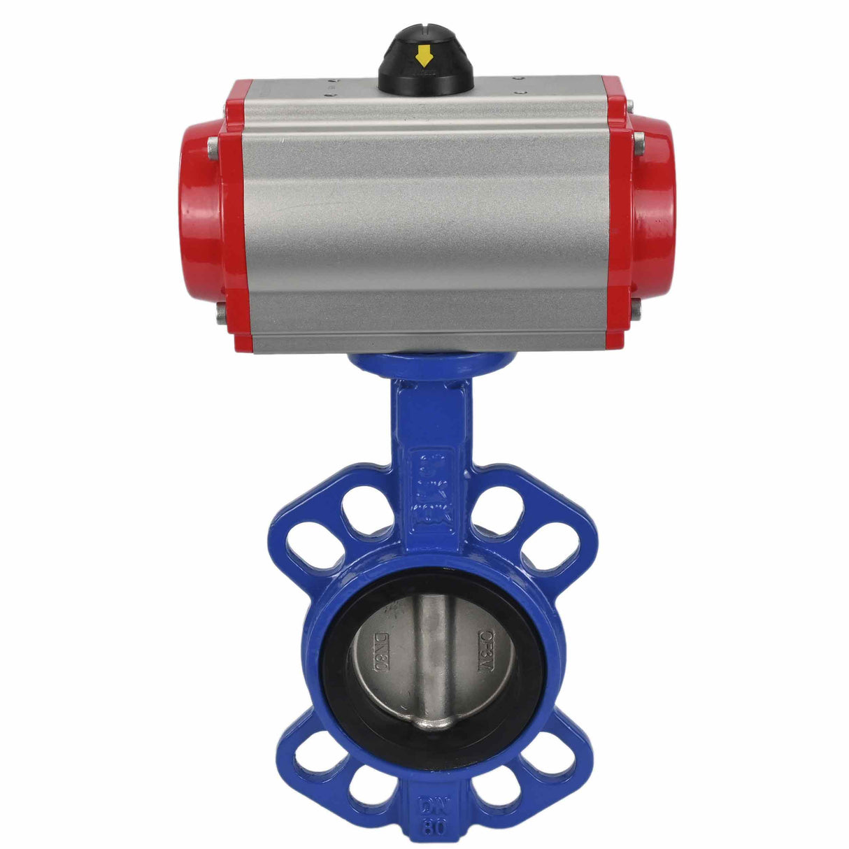 Water Butterfly Valve Elephant g50-g40-epdm-elephant-sa-4m310-110/220, body material - cast iron GGG50, disk material - cast iron GGG40, seal - EPDM, pneumatic actuator operated