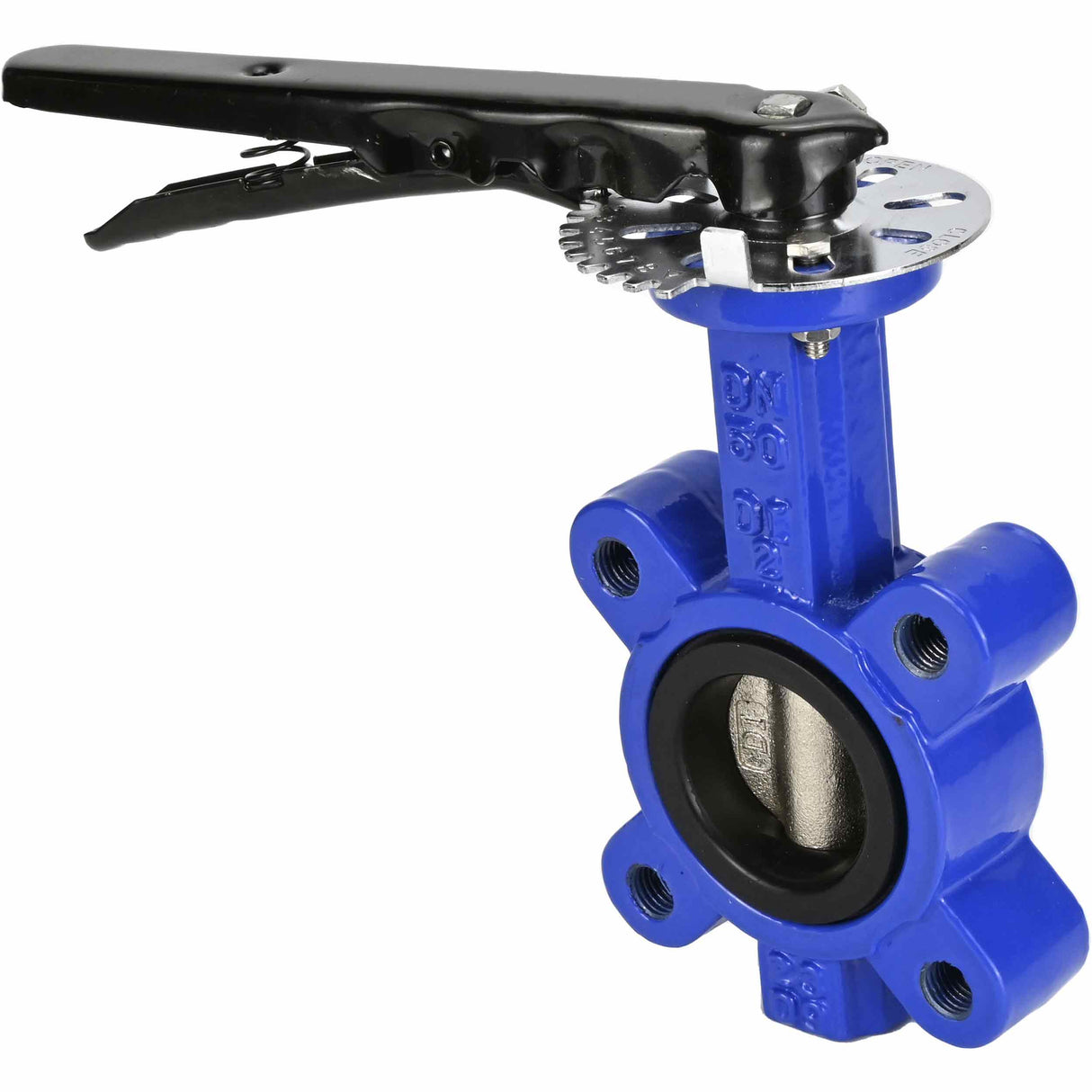 Water Butterfly Valve Elephant WBV1616N-2W-Fb-H, body material - cast iron QT450, disk material - cast iron QT450, seal - NBR, handle