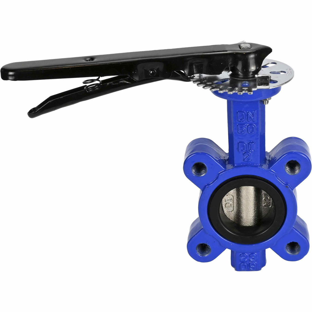 Water Butterfly Valve Elephant WBV1616N-2W-Fb-H, body material - cast iron QT450, disk material - cast iron QT450, seal - NBR, handle