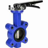 Water Butterfly Valve Elephant WBV1616N-2W-Fb-H, body material - cast iron QT450, disk material - cast iron QT450, seal - NBR, handle