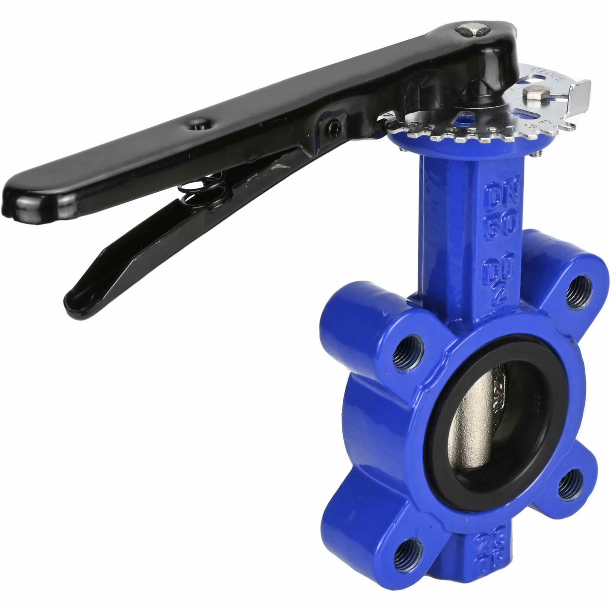 Water Butterfly Valve Elephant WBV1616N-2W-Fb-H, body material - cast iron QT450, disk material - cast iron QT450, seal - NBR, handle