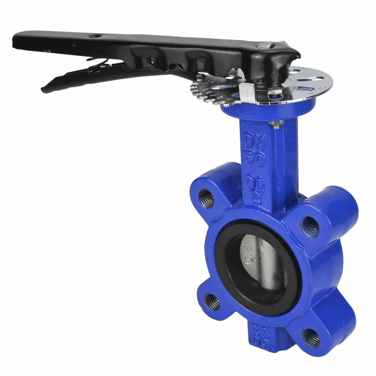 Water Butterfly Valve Elephant WBV1631E-2W-Fb-H, body material - cast iron QT450, disk material - stainless steel AISI 304, seal - EPDM, handle