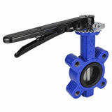 Water Butterfly Valve Elephant WBV1631E-2W-Fb-H, body material - cast iron QT450, disk material - stainless steel AISI 304, seal - EPDM, handle