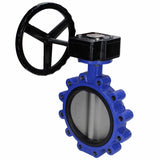 Water Butterfly Valve Elephant WBV1631E-2W-Fb-R, body material - cast iron QT450, disk material - stainless steel AISI 304, seal - EPDM, gearbox