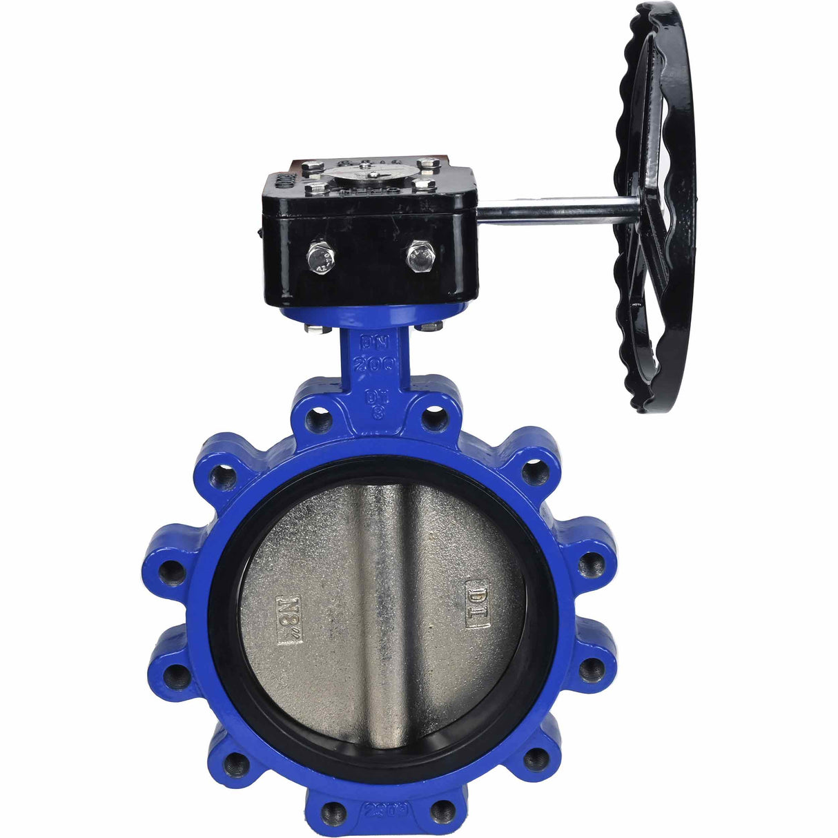 Water Butterfly Valve Elephant WBV1616E-2W-Fb-R, body material - cast iron QT450, disk material - cast iron QT450, seal - EPDM, gearbox