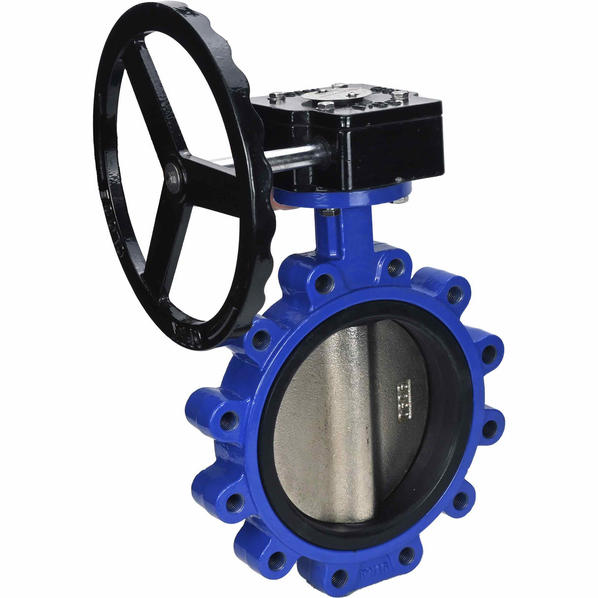 Water Butterfly Valve Elephant WBV1616E-2W-Fb-R, body material - cast iron QT450, disk material - cast iron QT450, seal - EPDM, gearbox