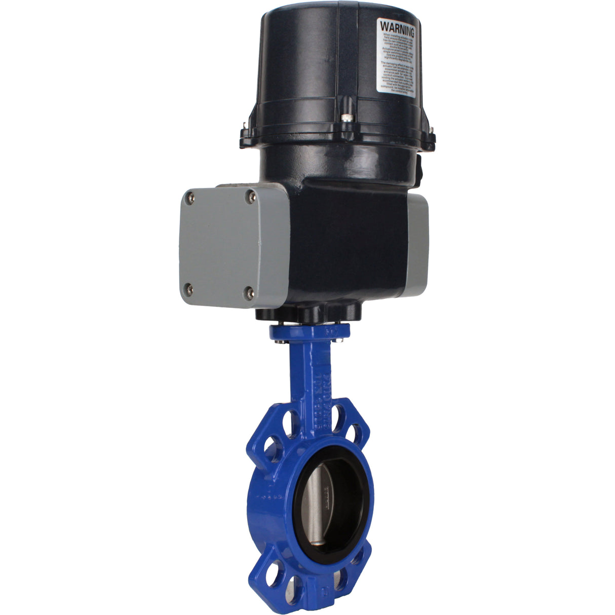 Butterfly valves Elephant WBV1432N-2W-Fb-H interflanged, body - cast iron GGG50, disc - stainless steel 316L, seal - NBR, with electric quarter turn actuator Elephant QTSA-N-EM-O0-220VAC