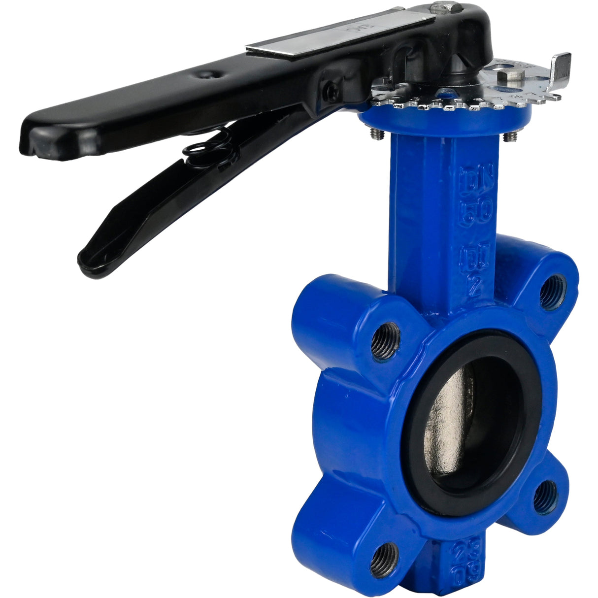 Water Butterfly Valve Elephant WBV1616N-2W-Fb-H, body material - cast iron QT450, disk material - cast iron QT450, seal - NBR, handle
