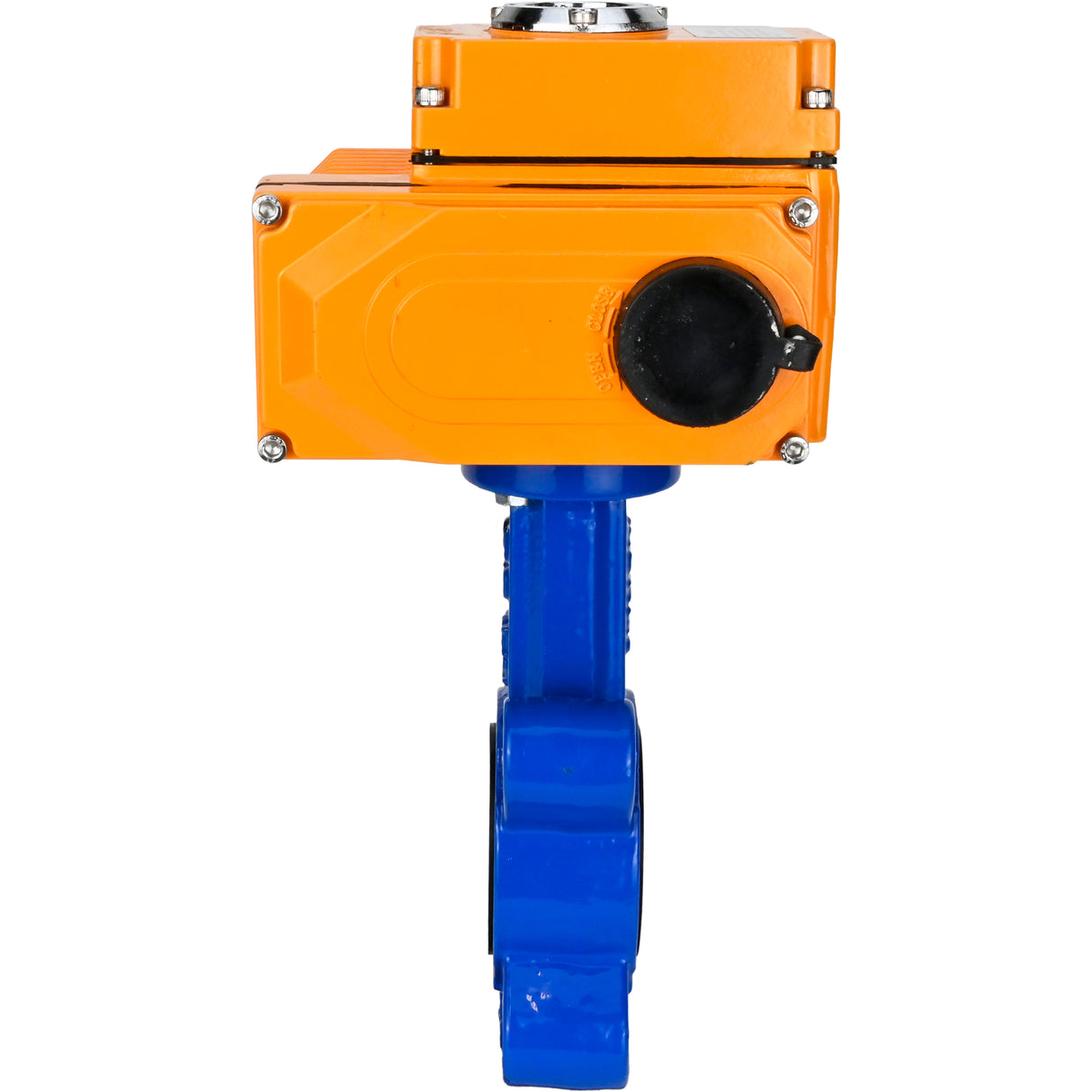 Water Butterfly Valve Elephant WBV1616N-2W-Fb-H, body material - cast iron QT450, disk material - cast iron QT450, seal - NBR, electric actuator QT-N-EM-O1-220VAC-U1 220V