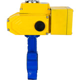 Water Butterfly Valve Elephant WBV1616N-2W-Fb-H, body material - cast iron QT450, disk material - cast iron QT450, seal - NBR, electric actuator QT-N-EM-A1-220VAC-U1 220V
